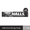 Halls Stick Extra Strong Mint Candy (34g X 5)